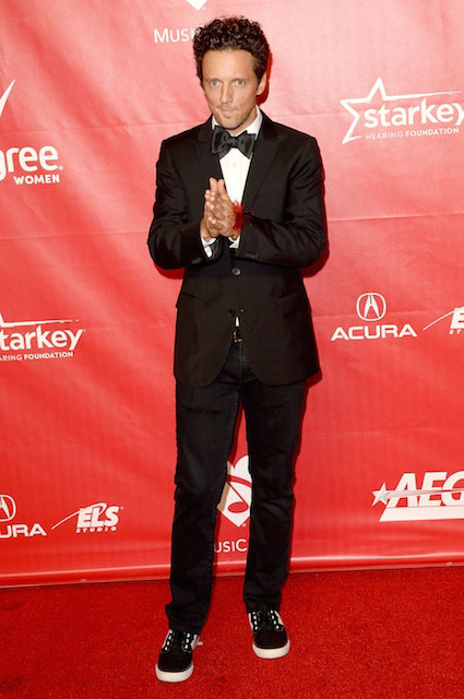 Jason Mraz attends The 2014 MusiCares Person Of The Year Gala on January 24 2014