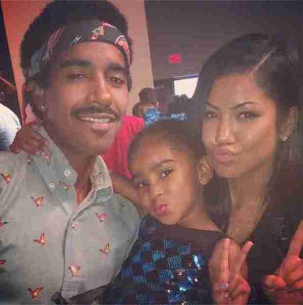 Jhene Aiko with her daughter Namiko Love