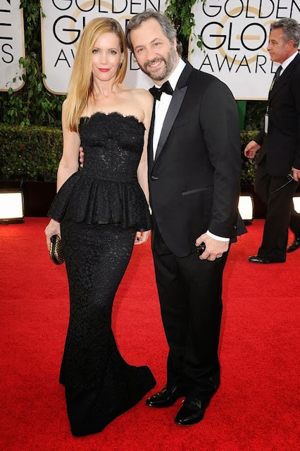 Leslie Mann and Judd Apatow