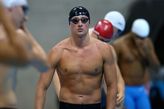 American swimmer, Ryan Lochte workout