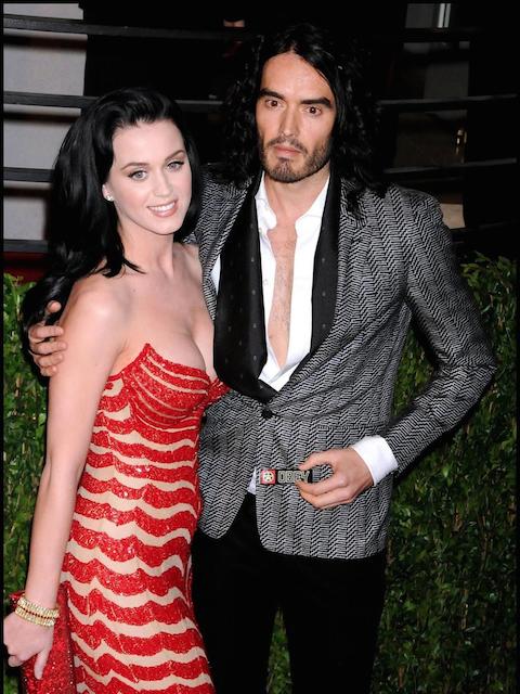 Katy Perry and Russell Brand