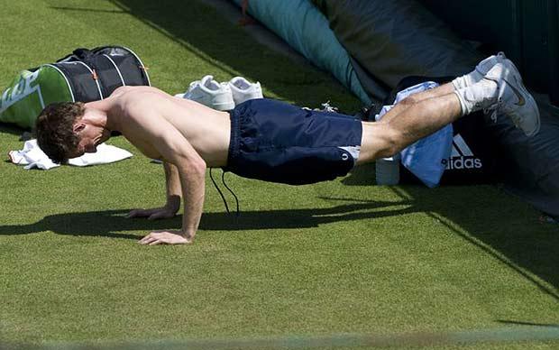 Andy Murray workout