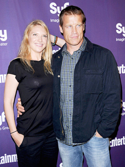 Anna Torv and her ex-husband Mark Valley