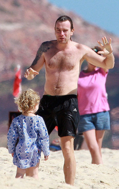 Ewan McGregor shirtless