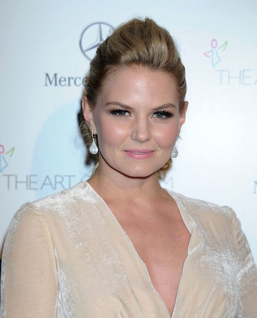 Jennifer Morrison wearing Elisabetta Franchi at Art of Elysium Heaven Gala in January 2014