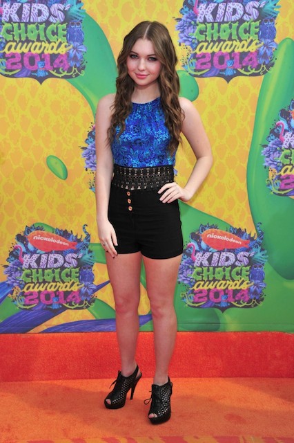 Sammi Hanratty during 2014 Kids Choice Awards