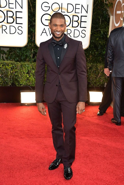 Usher at Golden Globe Awards 2014