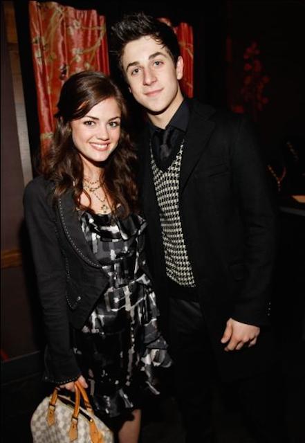 David Henrie and Lucy Hale