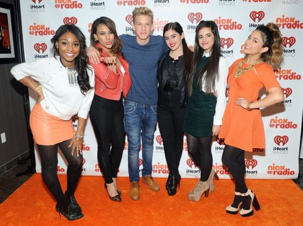 Dinah Jane Hansen (second from left ) at iHeartRadio Nick Radio Launch