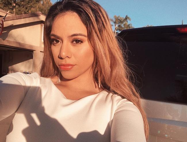 Dinah Jane Hansen in a selfie in March 2019 at Orange County, California