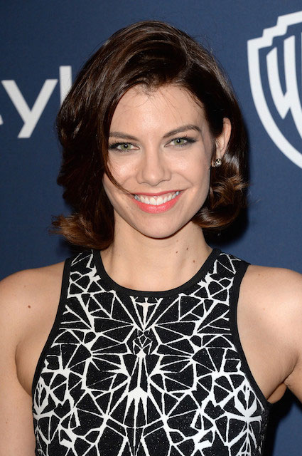 Lauren Cohan attends the 2014 InStyle and Warner Bros. 71st Annual Golden Globe Awards Post Party on January 12, 2014 in Beverly Hills, California