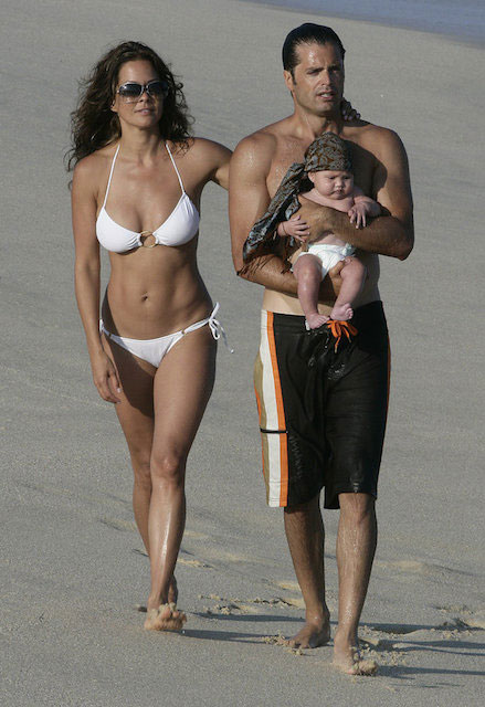 Brooke Burke with David Charvet