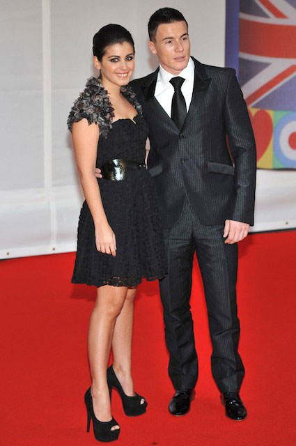 Katie Melua and James Toseland at BRIT Awards 2012