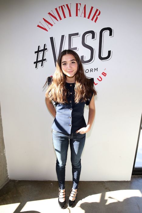 Rowan Blanchard at Vanity Fair Social Club for Emmy Weekend in September 2016