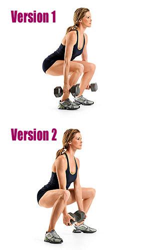 Squat with Dumbbells