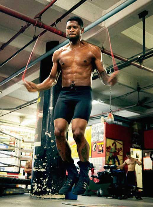 Usher skipping the rope