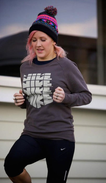 Ellie Goulding running