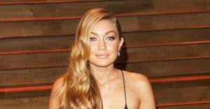 Gigi Hadid at Vanity Fair Oscar Party 2014