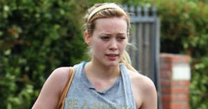 Hilary Duff workout