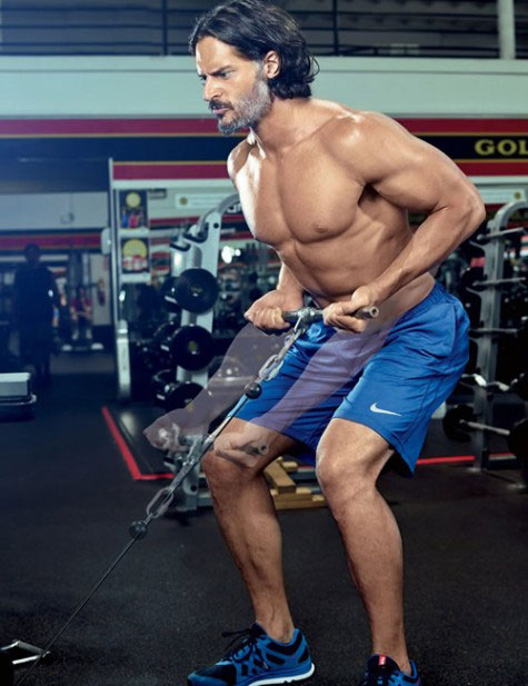 Joe Manganiello gym workout