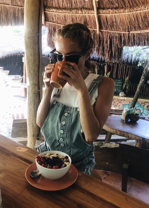 Kristin Cavallari enjoying her time at Tulum, Quintana Roo, Mexico in May 2018