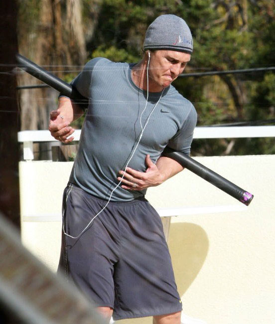 Matthew McConaughey workout