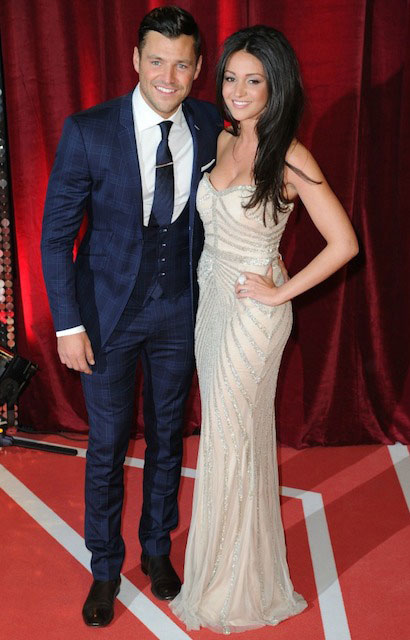 Michelle Keegan and Mark Wright at Soap Awards.