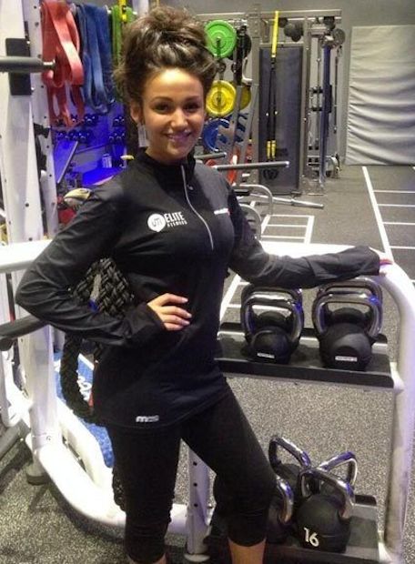 Michelle Keegan gym workout