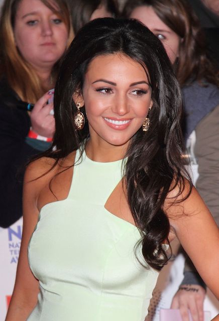 Michelle Keegan wearing Philip Armstrong Atelier Gown at NTAs London in January 2014