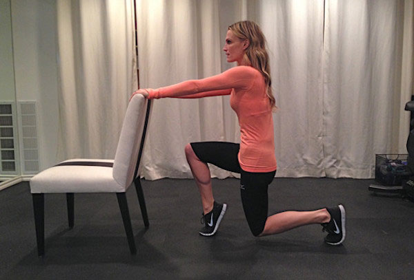 Molly Sims chair workout