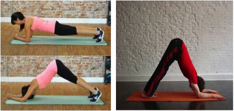 Inverted V Plank Exercise
