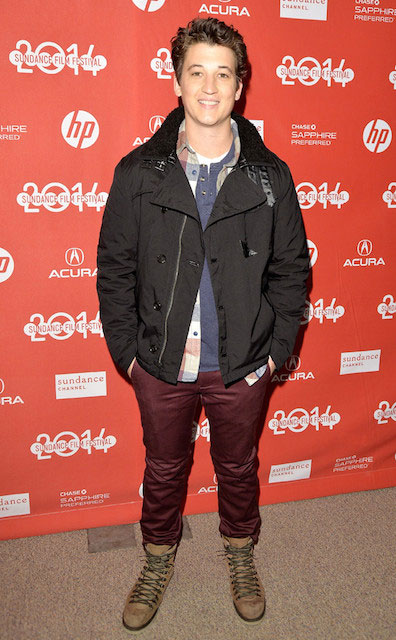 Miles Teller op het Sundance Film Festival.