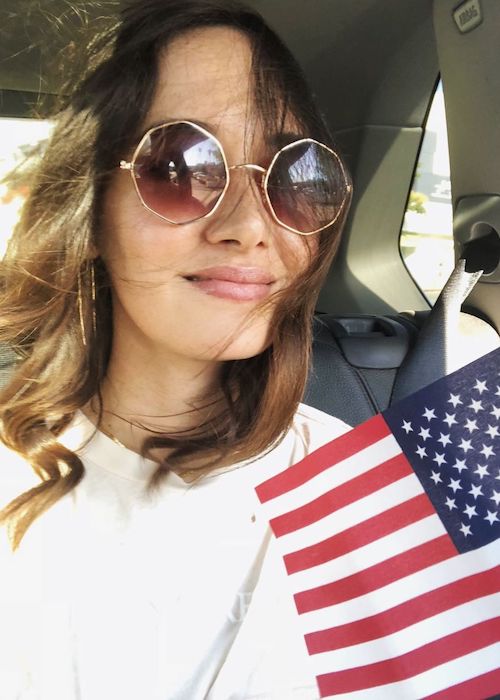 Sara Malakul Lane celebrating 4th of July in 2020