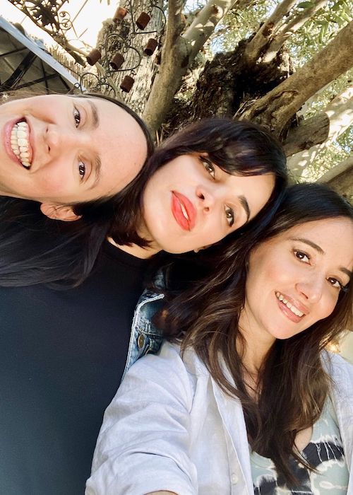 Sara Malakul Lane with her mother friends in November 2019