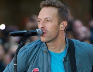 Chris Martin singing