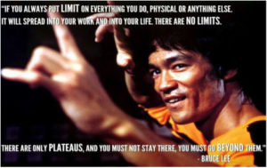Don't put limit on what you do