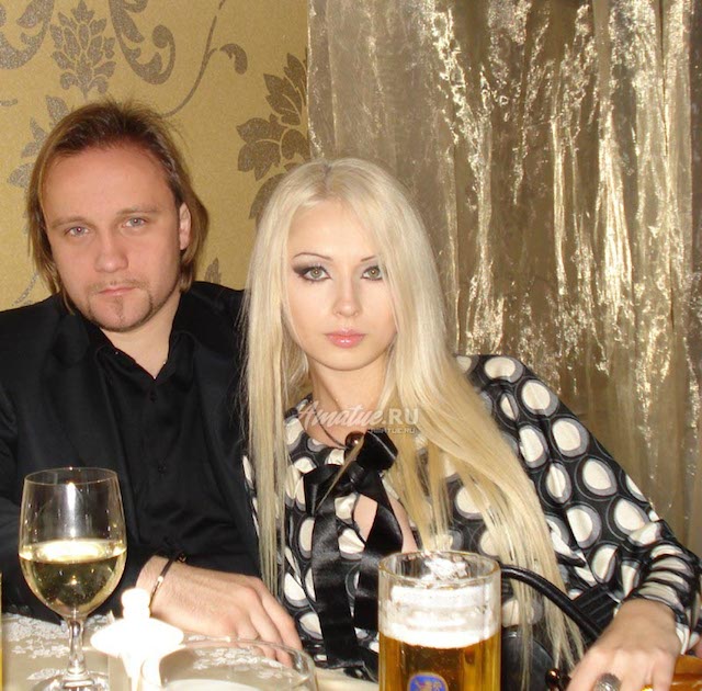 Valeria Lukyanova and Dmitry Shkrabov.