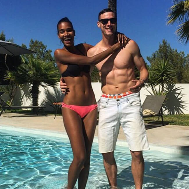 Arlenis Sosa and Donnie McGrath while on a vacation in Spain
