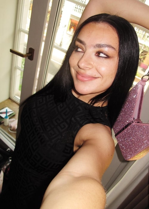 Charli XCX selfie in June 2023 during pride month