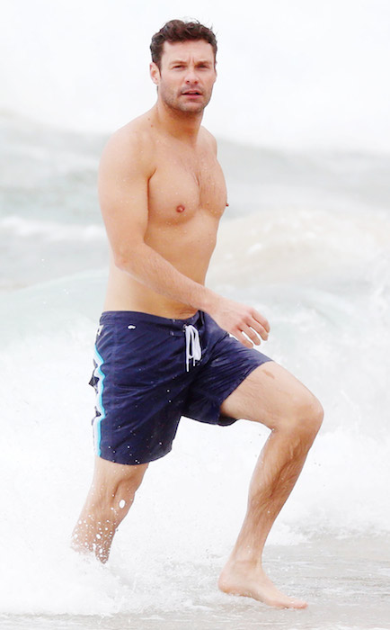 Ryan Seacrest shirtless