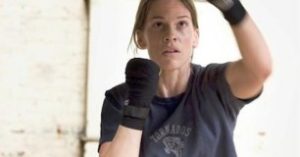 Hilary Swank boxing workout