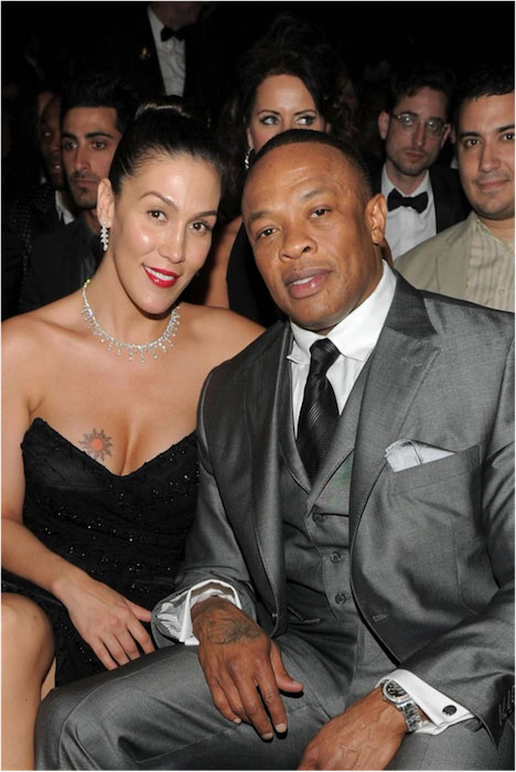 Dr. Dre und Nicole Young.