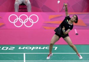 Saina Nehwal playing Tennis
