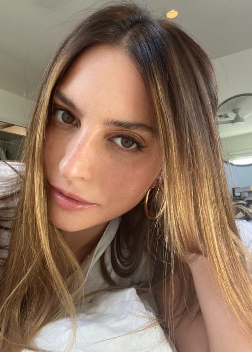 Genesis Rodriguez in a selfie in October 2021