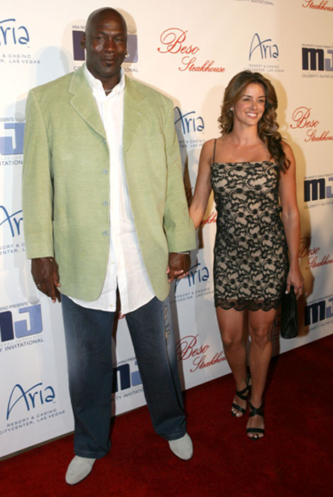 Michael Jordan with wife Yvette