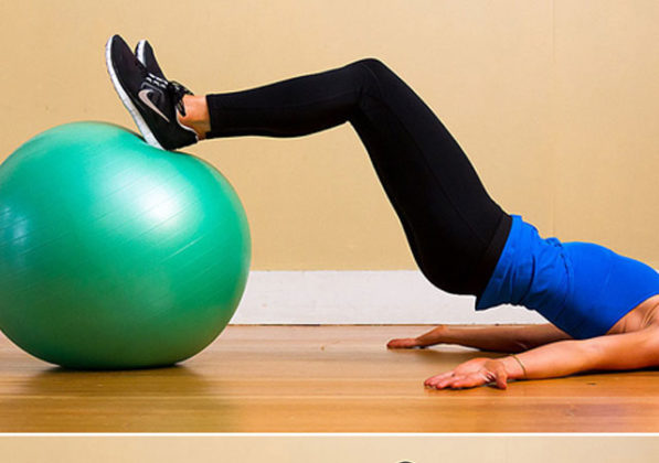 5 Swiss Ball Exercises to Work Core, Balance and Strength! - Healthy Celeb