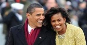 Michelle Obama and Barack Obama