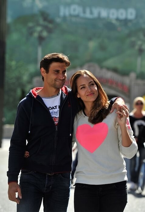 David Ferrer and his sweetheart Marta Tornel