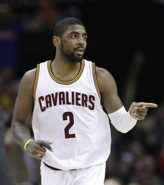 Kyrie Irving during a game for Cavaliers