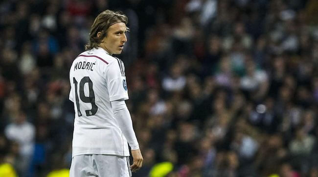 Luka Modric, Real Madrid midfielder, in his first game after injury